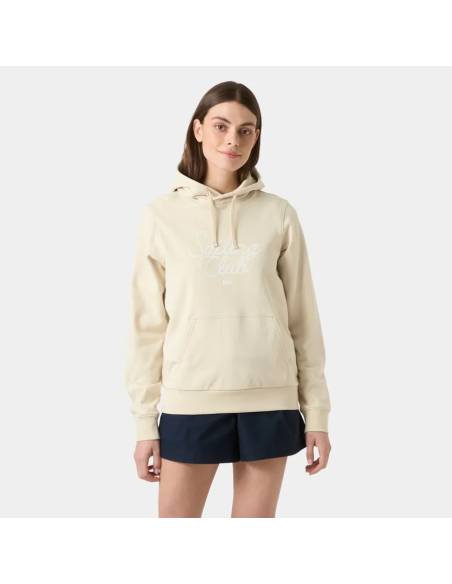 Sudadera mujer moda CORE GRAPHIC HOOD BEIG