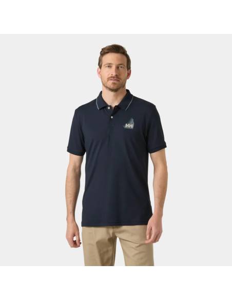 Polo moda HELLY HANSEN FIGARO 4 WAY STRETCH AZUL MARINO