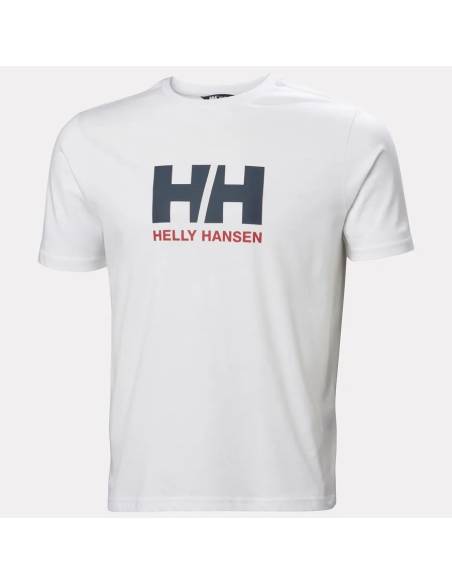 Camiseta moda HELLY HANSEN LOGO PECHO BLANCA