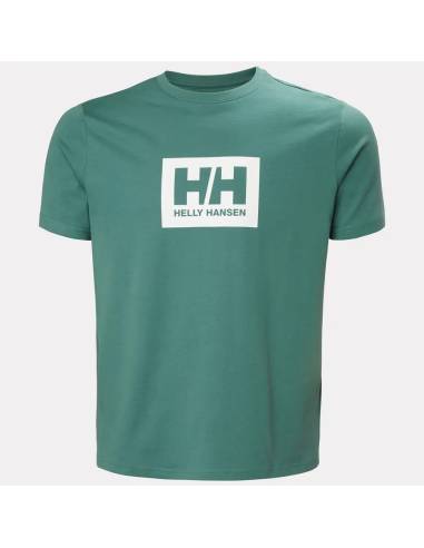 Camiseta moda HELLY HANSEN BOX VERDE