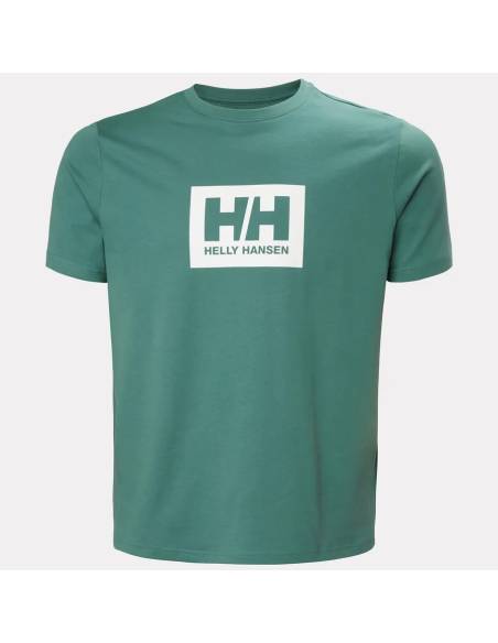 Camiseta moda HELLY HANSEN BOX VERDE