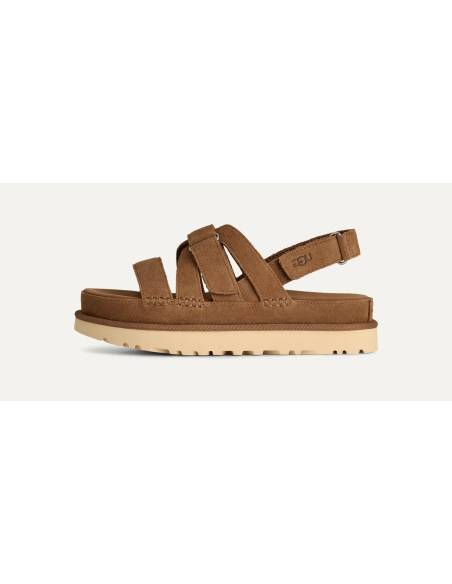 Sandalia mujer moda UGG GOLDENSTAR GLEAM MARRON