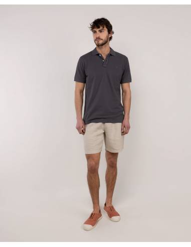 Polo moda EL GANSO PIQUE ANTRACITA