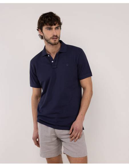 Polo moda EL GANSO PIQUE AZUL MARINO
