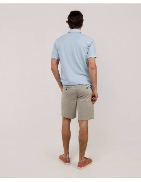 Polo moda EL GANSO PIQUE CELESTE