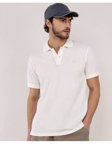 Polo moda EL GANSO PIQUE BLANCO