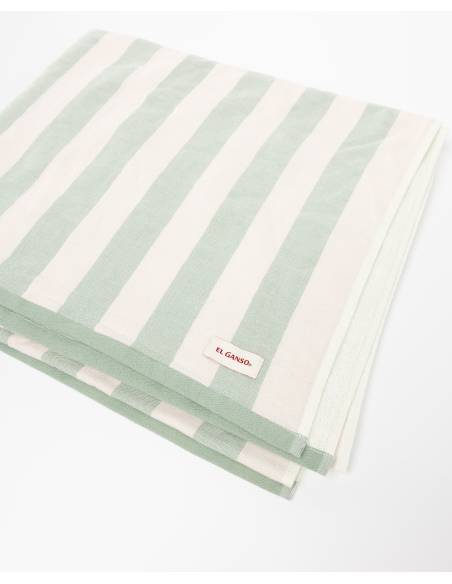 Toalla moda EL GANSO RAYAS VERDES