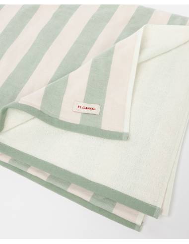 Toalla moda EL GANSO RAYAS VERDES
