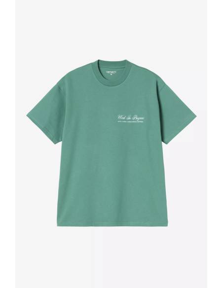 Camiseta moda CARHARTT WIP CLOUR HEARD VERDE