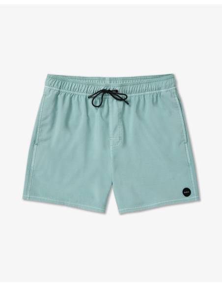 Bañador moda RVCA PIGMENT LISO VERDE CLARITO