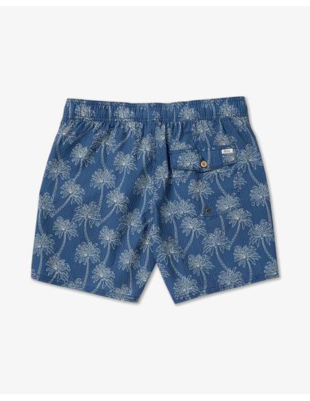 Bañador moda RVCA EXOTICA ESTAMPADO AZUL