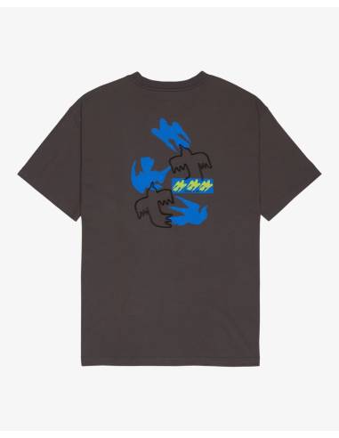 Camiseta moda RVCA AF BIRD ANTRACITA