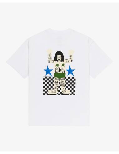 Camiseta moda RVCA AF BONHOMME BLANCA