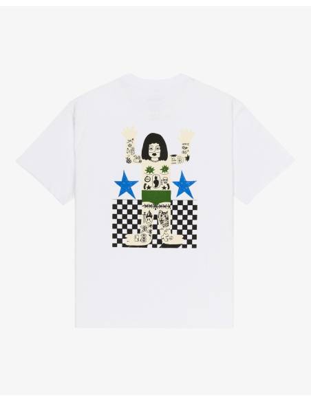 Camiseta moda RVCA AF BONHOMME BLANCA