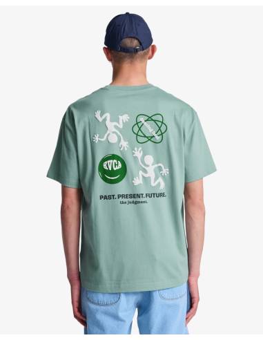 Camiseta moda RVCA JUGEMENT VERDE...