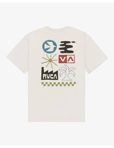 Camiseta moda RVCA MIRAGE BEIG