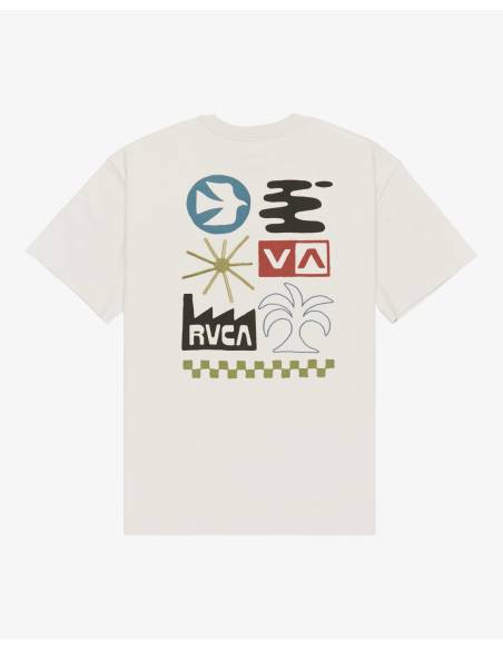 Camiseta moda RVCA MIRAGE BEIG