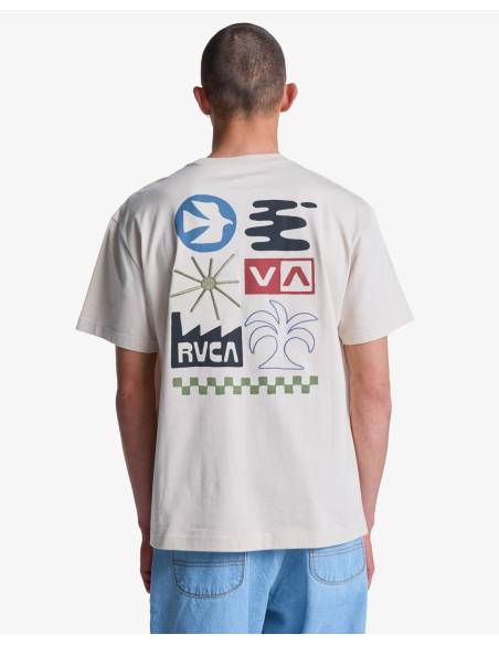 Camiseta moda RVCA MIRAGE BEIG