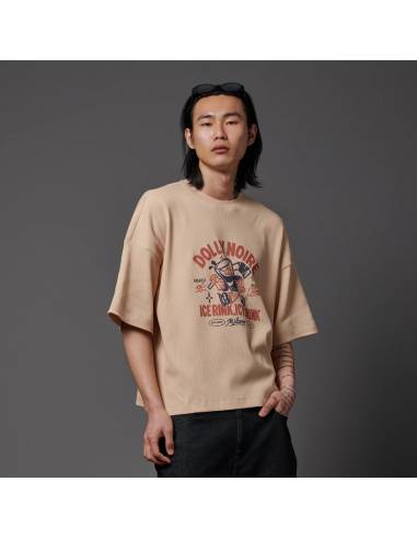 Camiseta moda DOLLY NOIRE ICE RINK BEIG