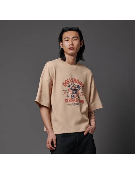 Camiseta moda DOLLY NOIRE ICE RINK BEIG