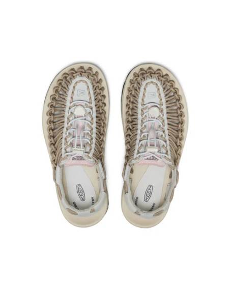 Sandalia mujer moda KEEN UNEEK BEIG Y ROSA