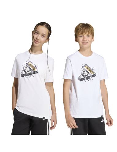 Camiseta junior moda ADIDAS GAME BLANCA