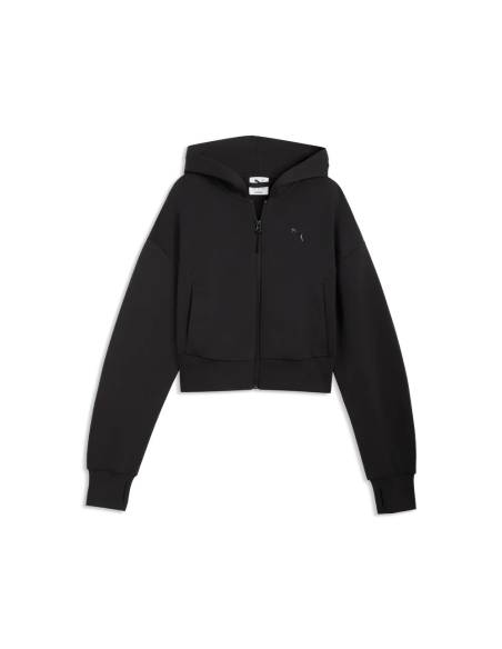 Sudadera moda PUMA HOOD OPEN NEGRA