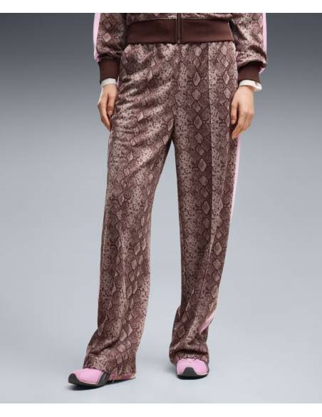 Pantalon mujer moda PUMA Estampado serpiente marron