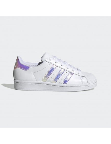 Zapatilla junior Adidas Superstar Plateada