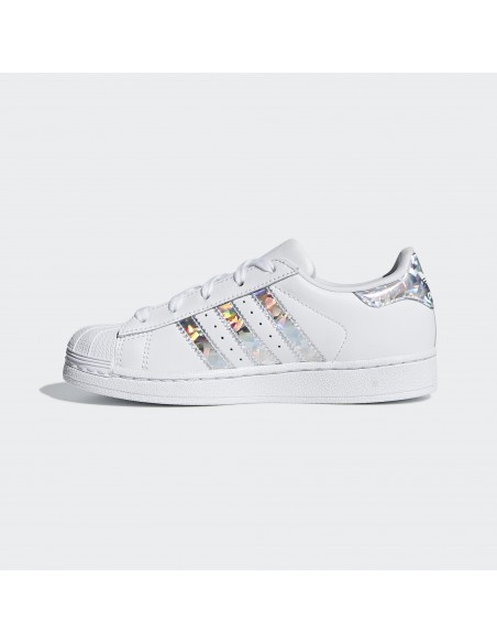 Zapatilla junior Adidas Superstar Plata