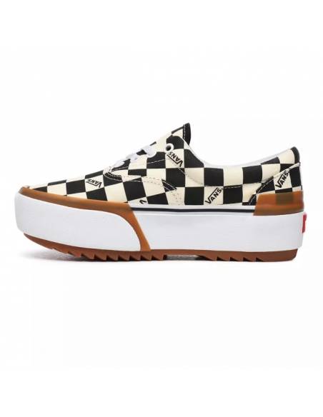 Zapatilla mujer Vans ERA STACKED Negra-Cuadros