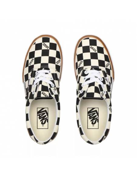 Zapatilla mujer Vans ERA STACKED Negra-Cuadros