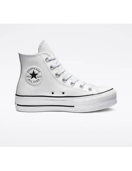 Bota mujer Converse PLATAFORMA Blanca Piel