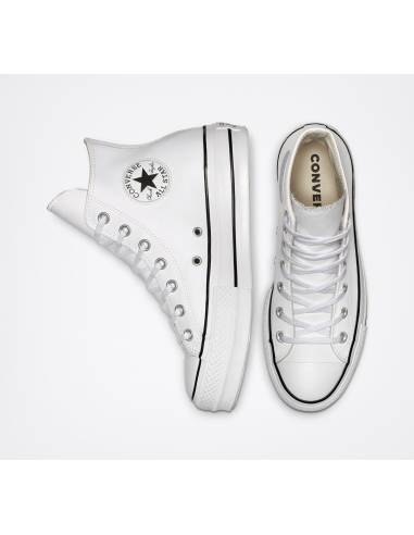 Bota mujer Converse PLATAFORMA Blanca Piel