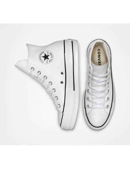 Bota mujer Converse PLATAFORMA Blanca Piel